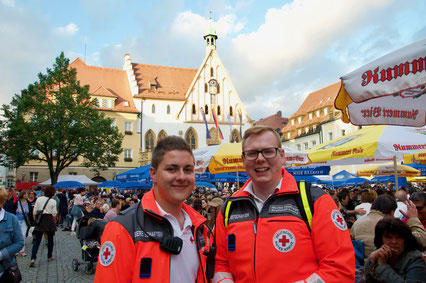 Sanitätsdienst auf dem Amberger Altstadtfest